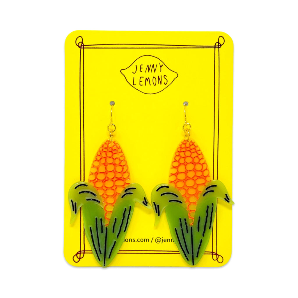 Corn Cob Earrings Jewelry Jenny Lemons 