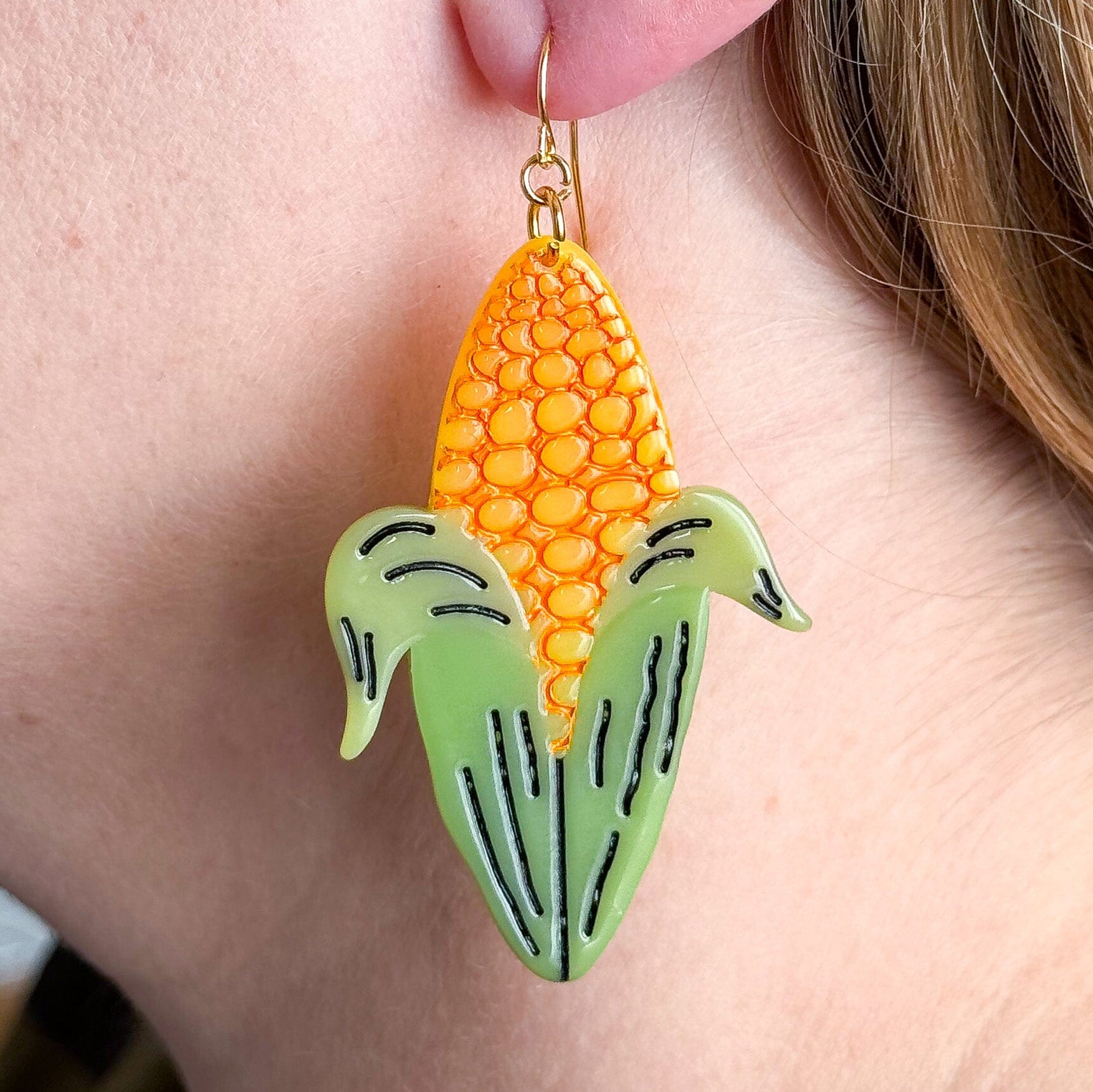 Corn Cob Earrings Jewelry Jenny Lemons