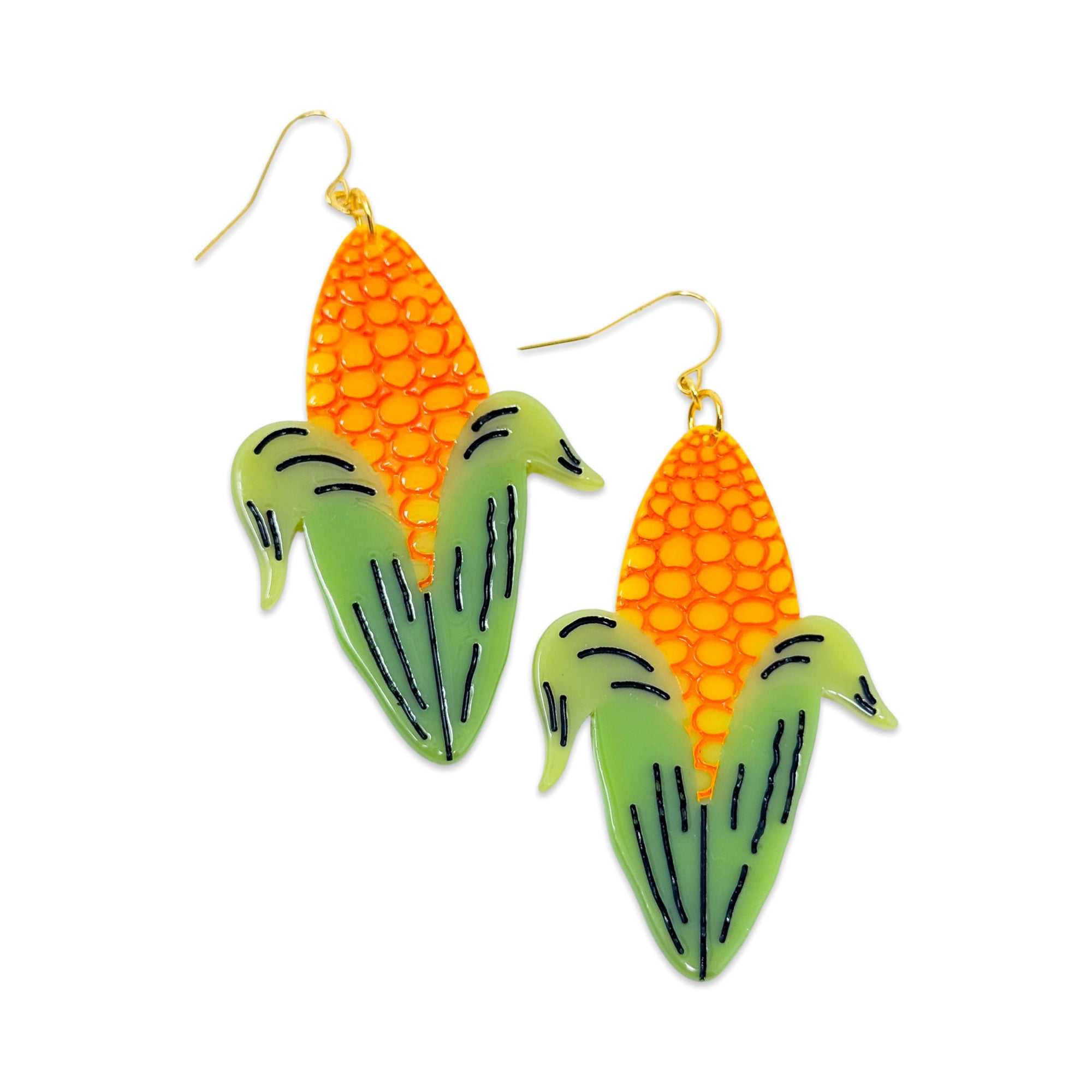 Corn Cob Earrings Jewelry Jenny Lemons
