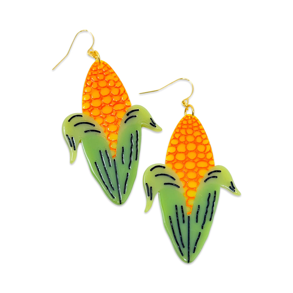 Corn Cob Earrings Jewelry Jenny Lemons 