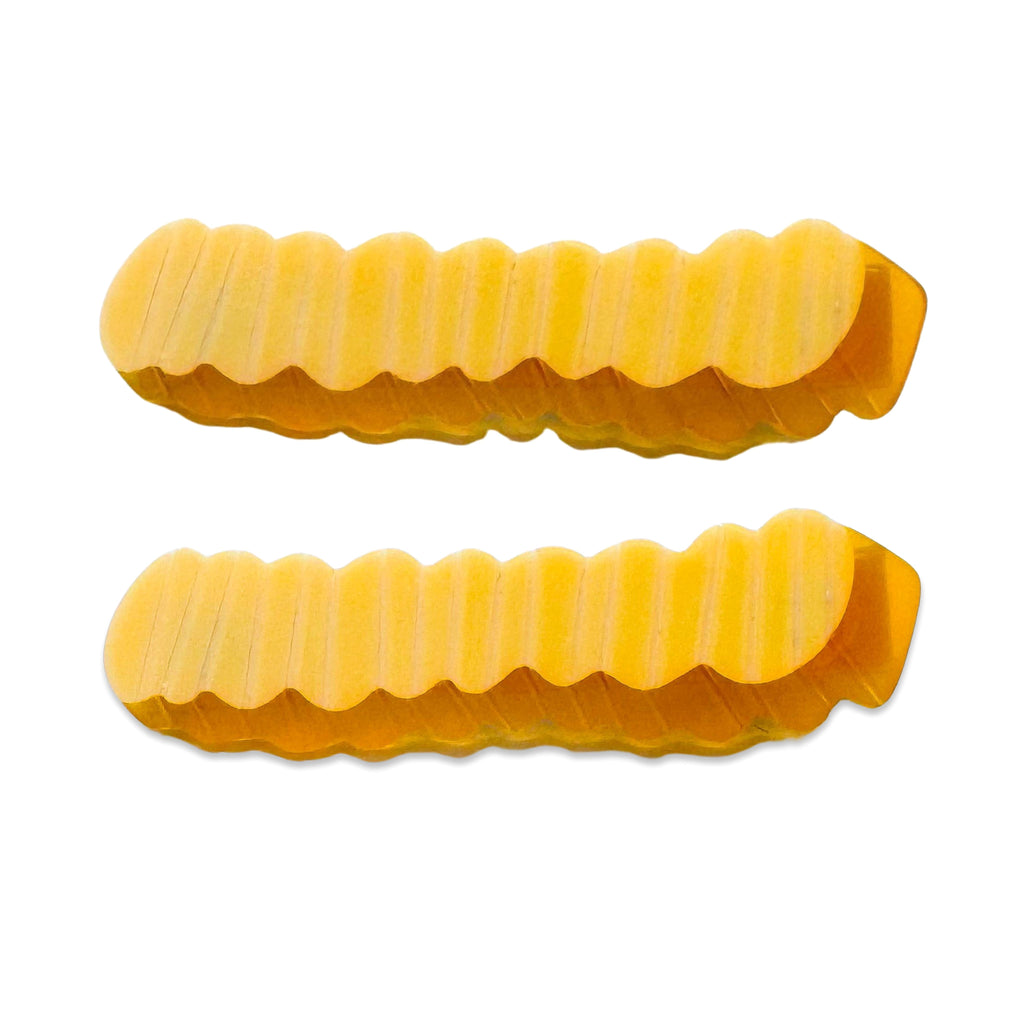 Crinkle Cut Fry Hair Clip Set Accessories Jenny Lemons 