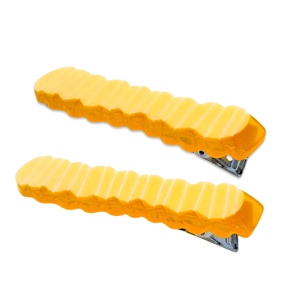 Crinkle Cut Fry Hair Clip Set Accessories Jenny Lemons 