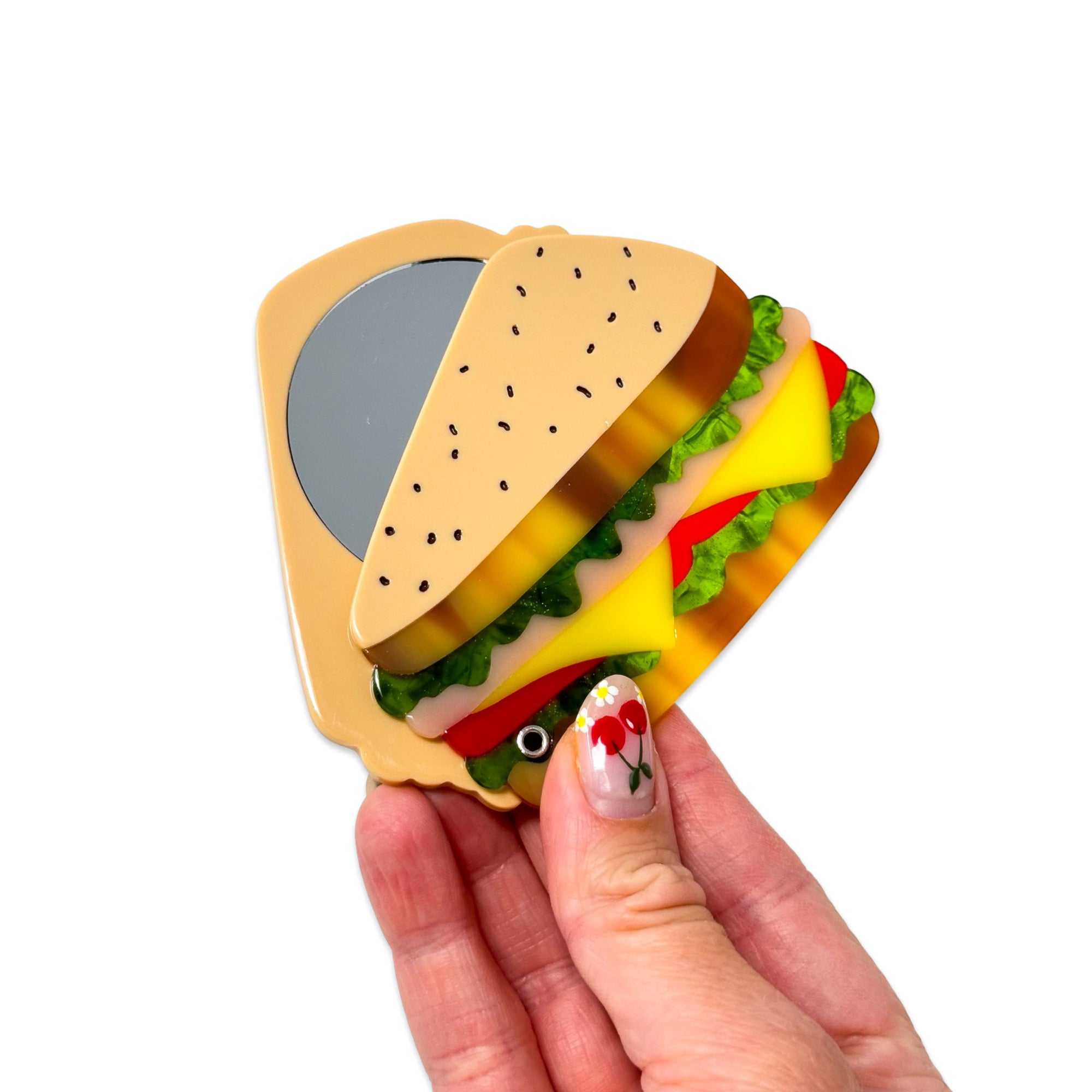 Deli Sandwich Compact Mirror Accessories Jenny Lemons 