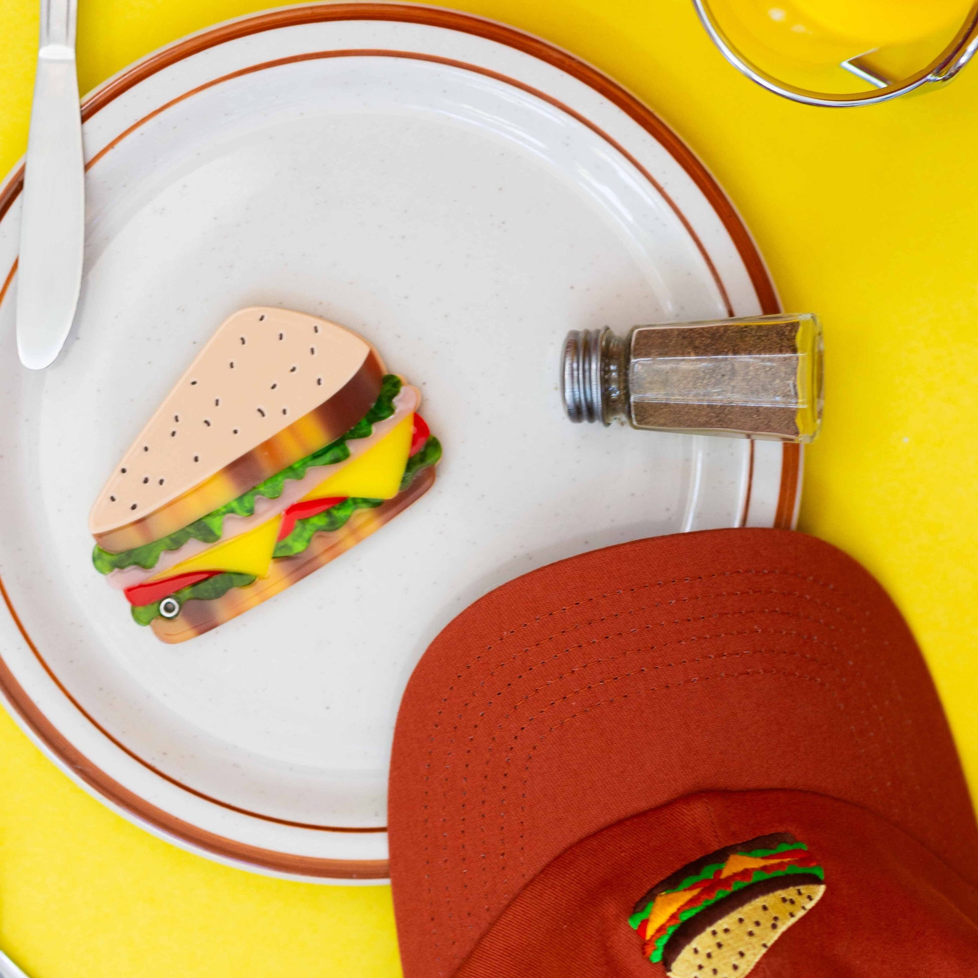 Deli Sandwich Compact Mirror Accessories Jenny Lemons