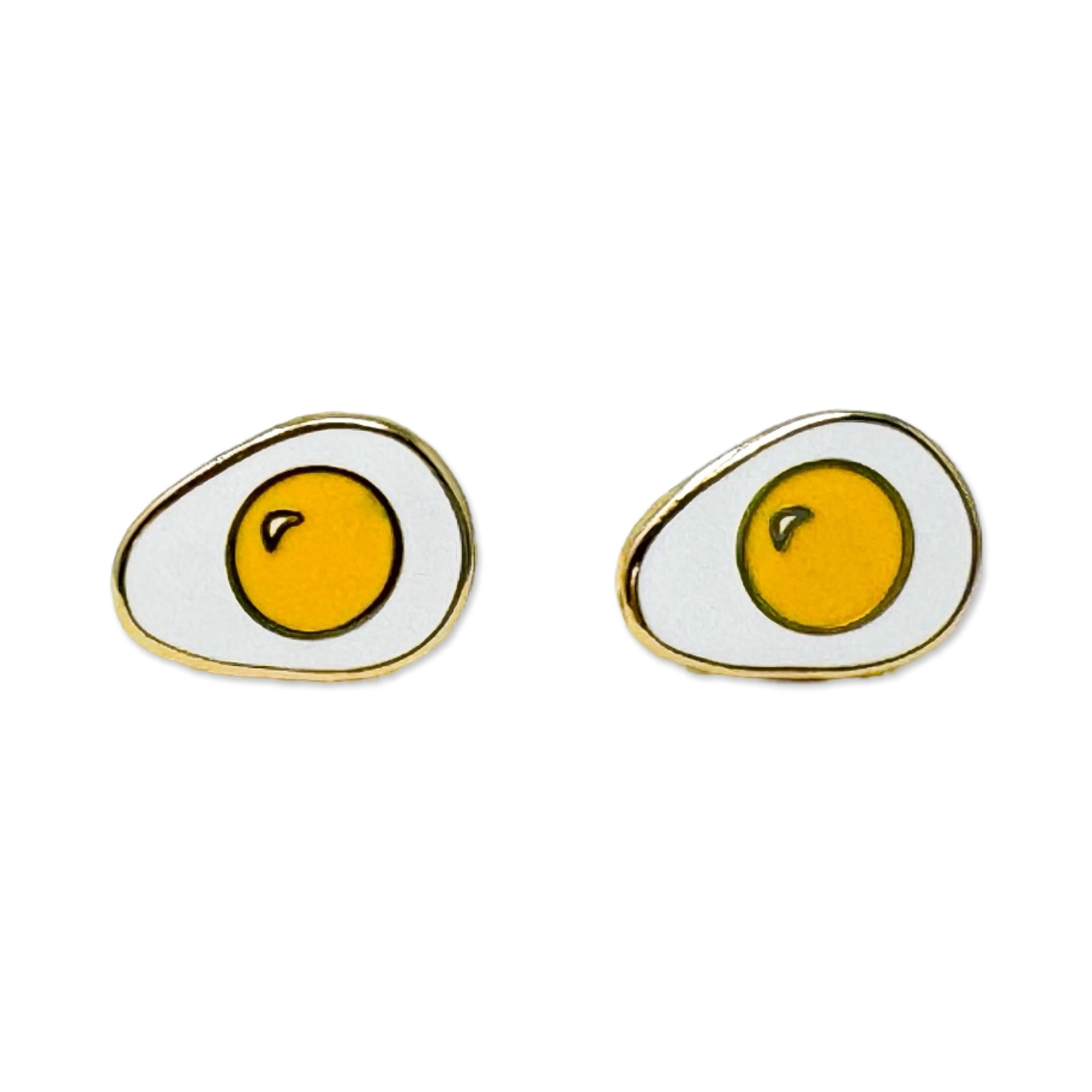 Egg Enamel Earrings Jewelry Jenny Lemons 