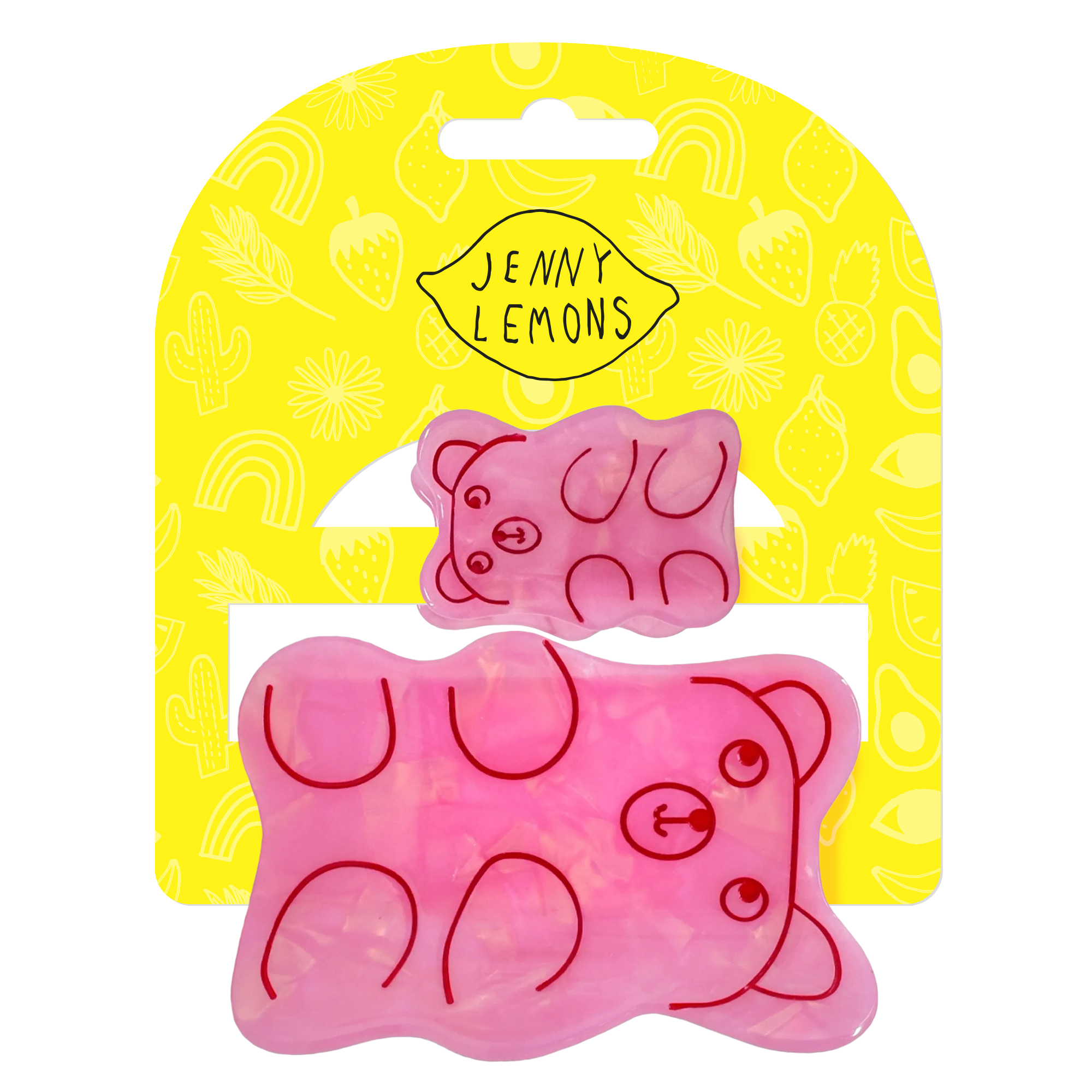 Gummy Bears Mini & Me Hair Claw Set