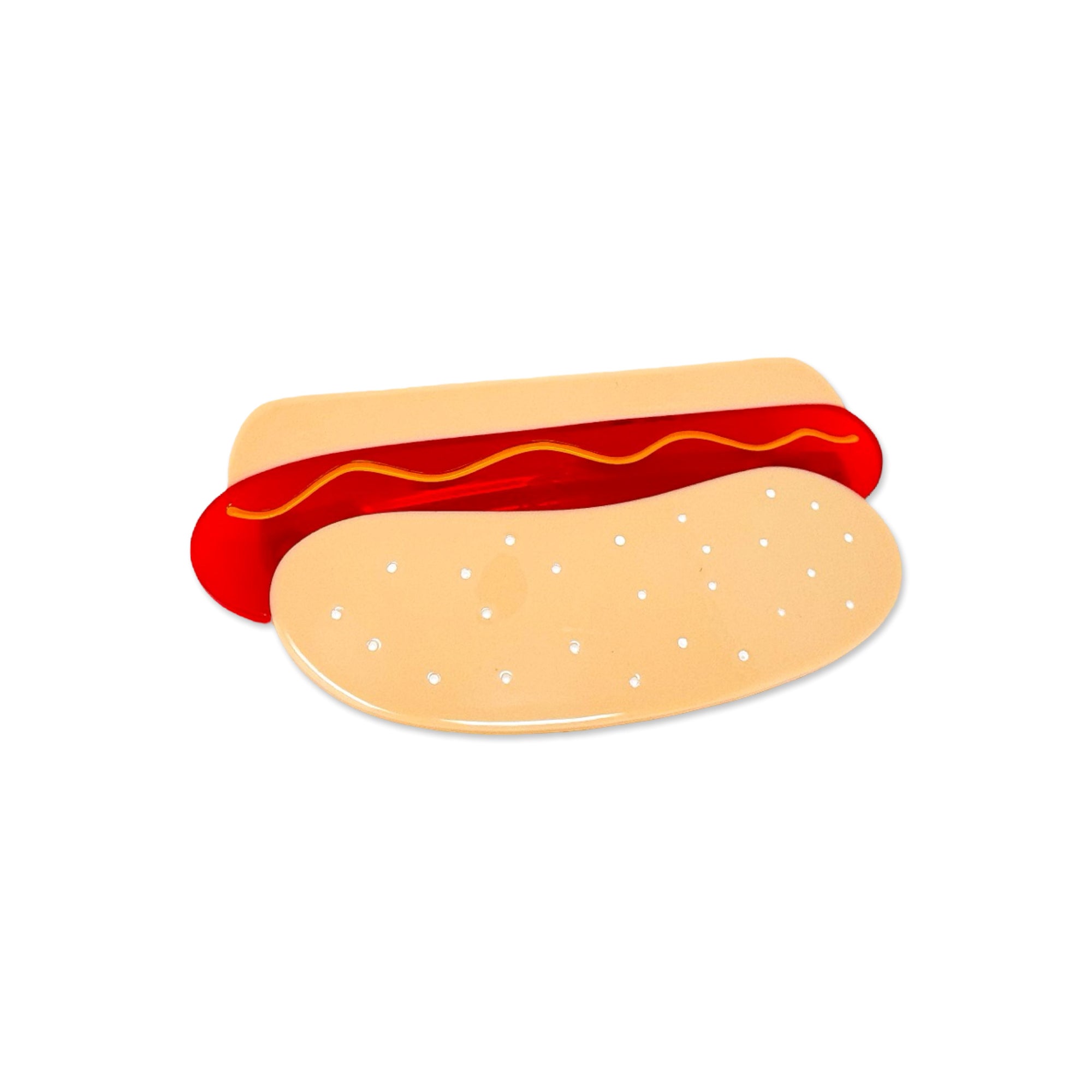 Hot Dog French Barrette Accessories Jenny Lemons 