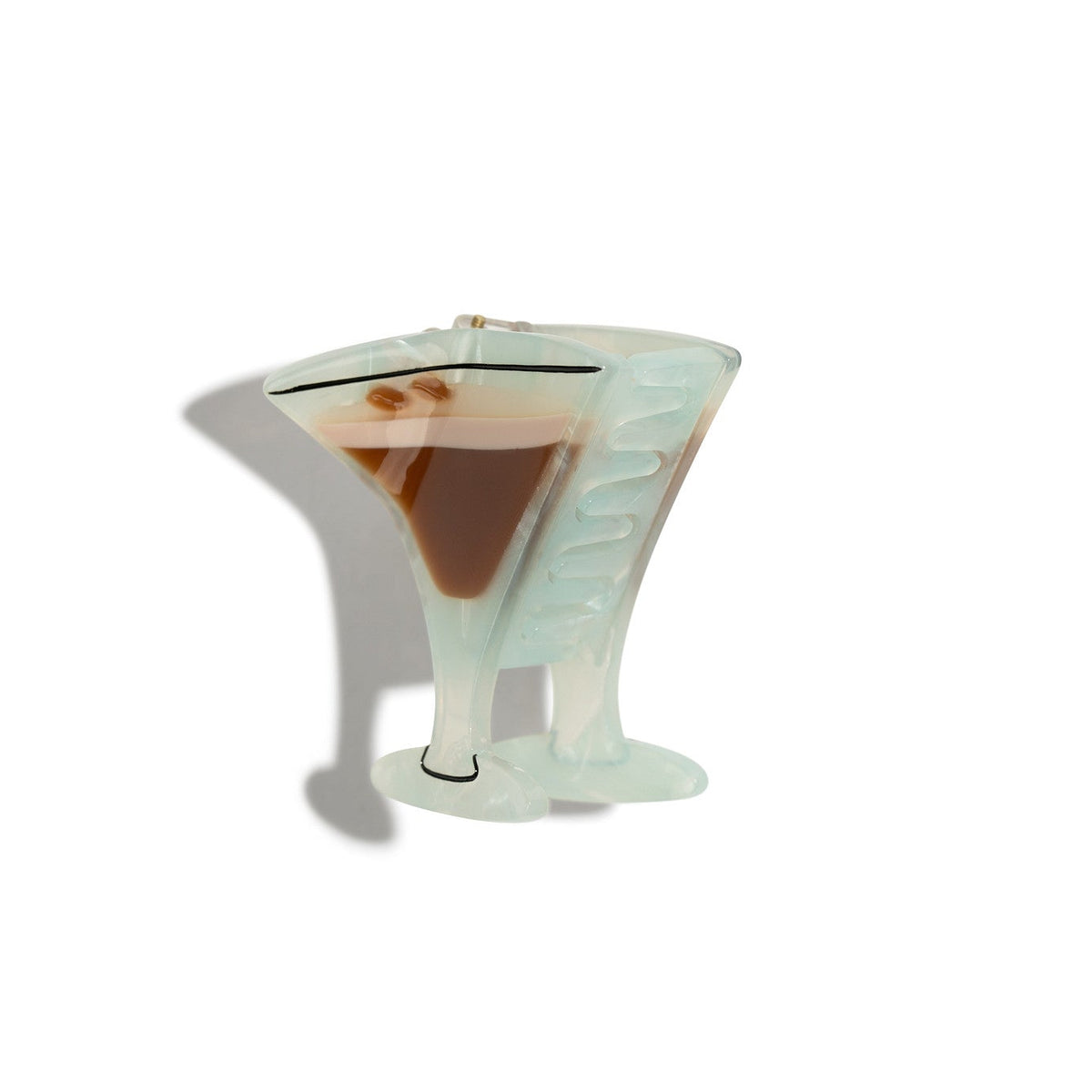 Mini Espresso Martini Hair Claw Clip