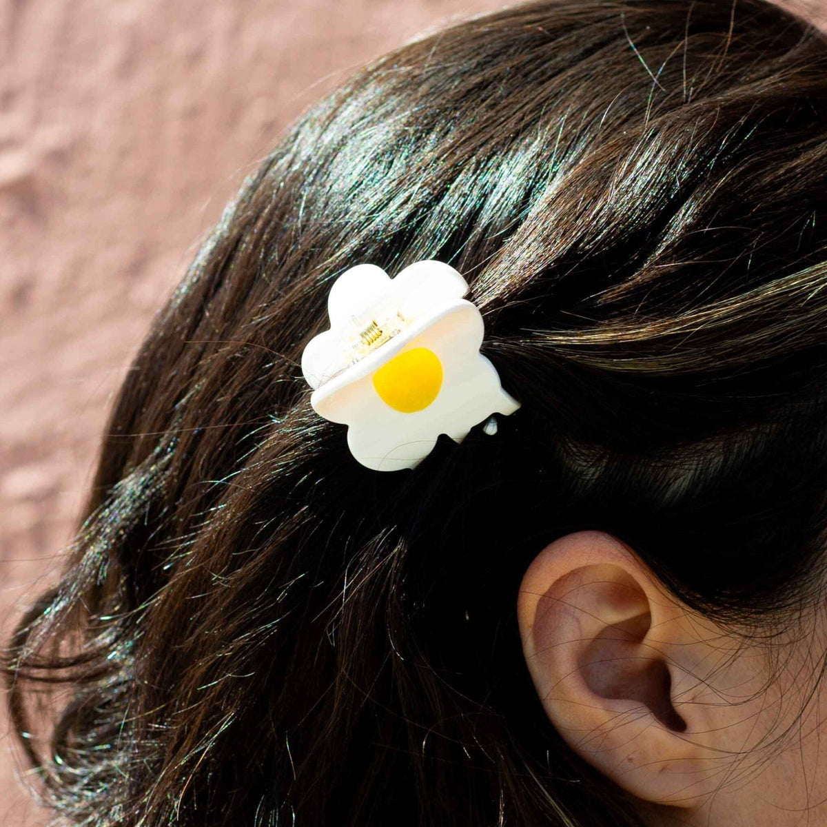 Petite Bow Detail Mini Flower Hair Pin