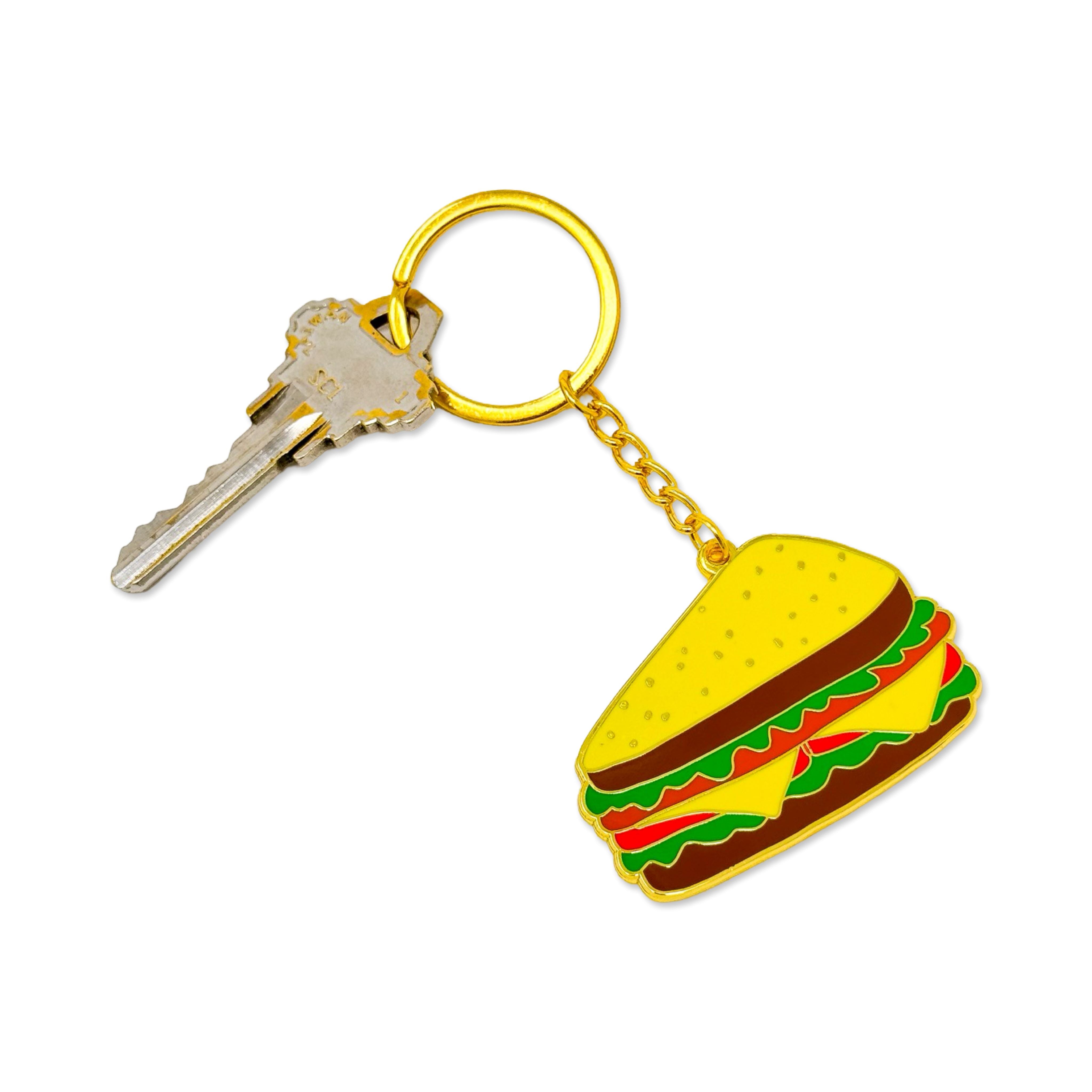 Deli Sandwich Enamel Keychain – Jenny Lemons