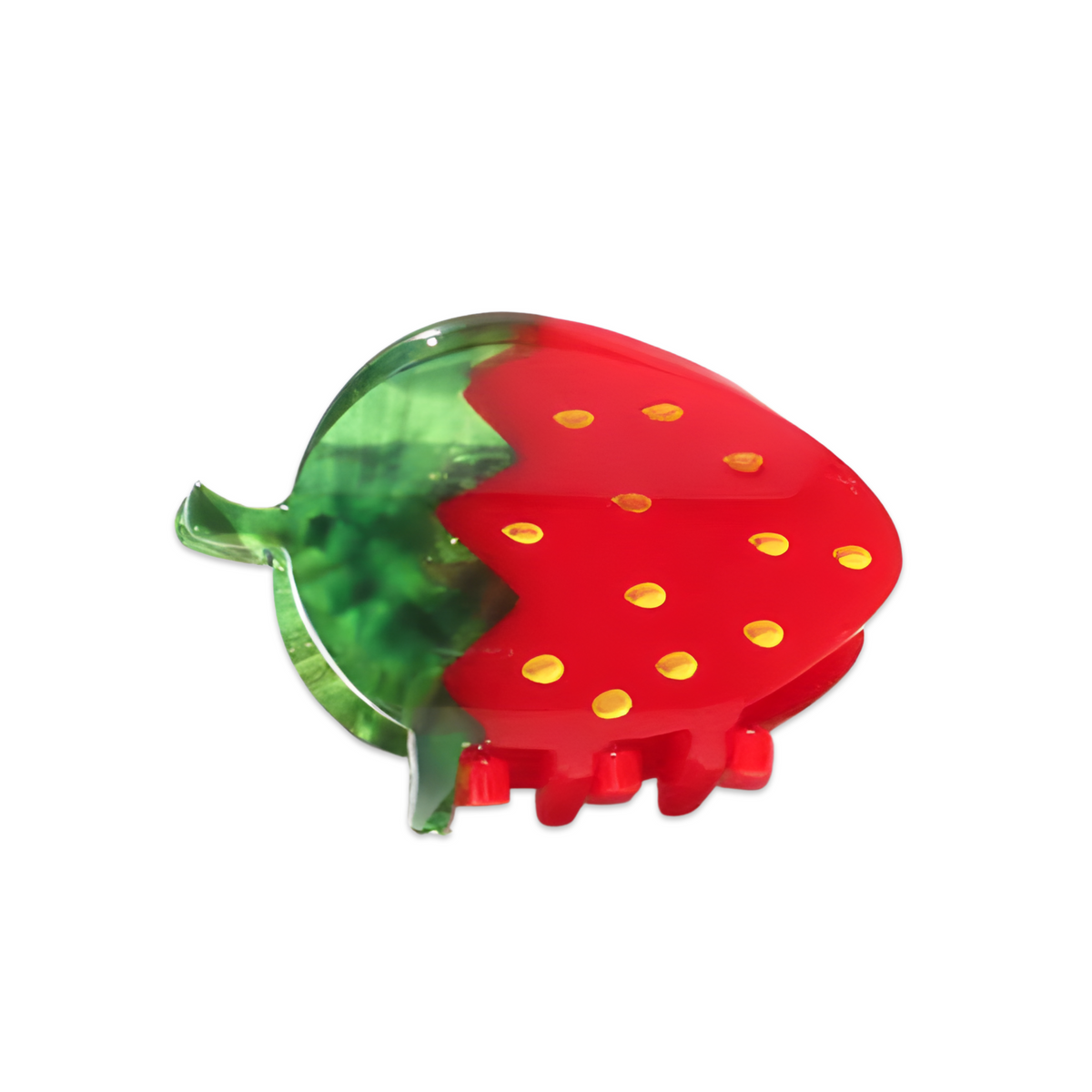 Mini Strawberry Hair Claw Clip