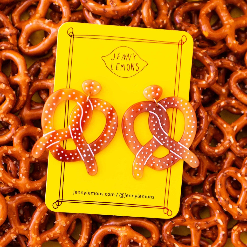 Twisted Pretzel Earrings Jewelry Jenny Lemons 