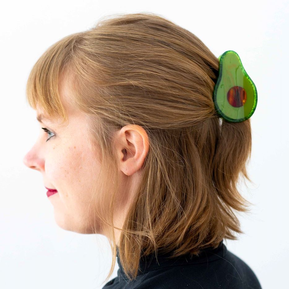 Avocado Hair Claw Accessories Jenny Lemons 