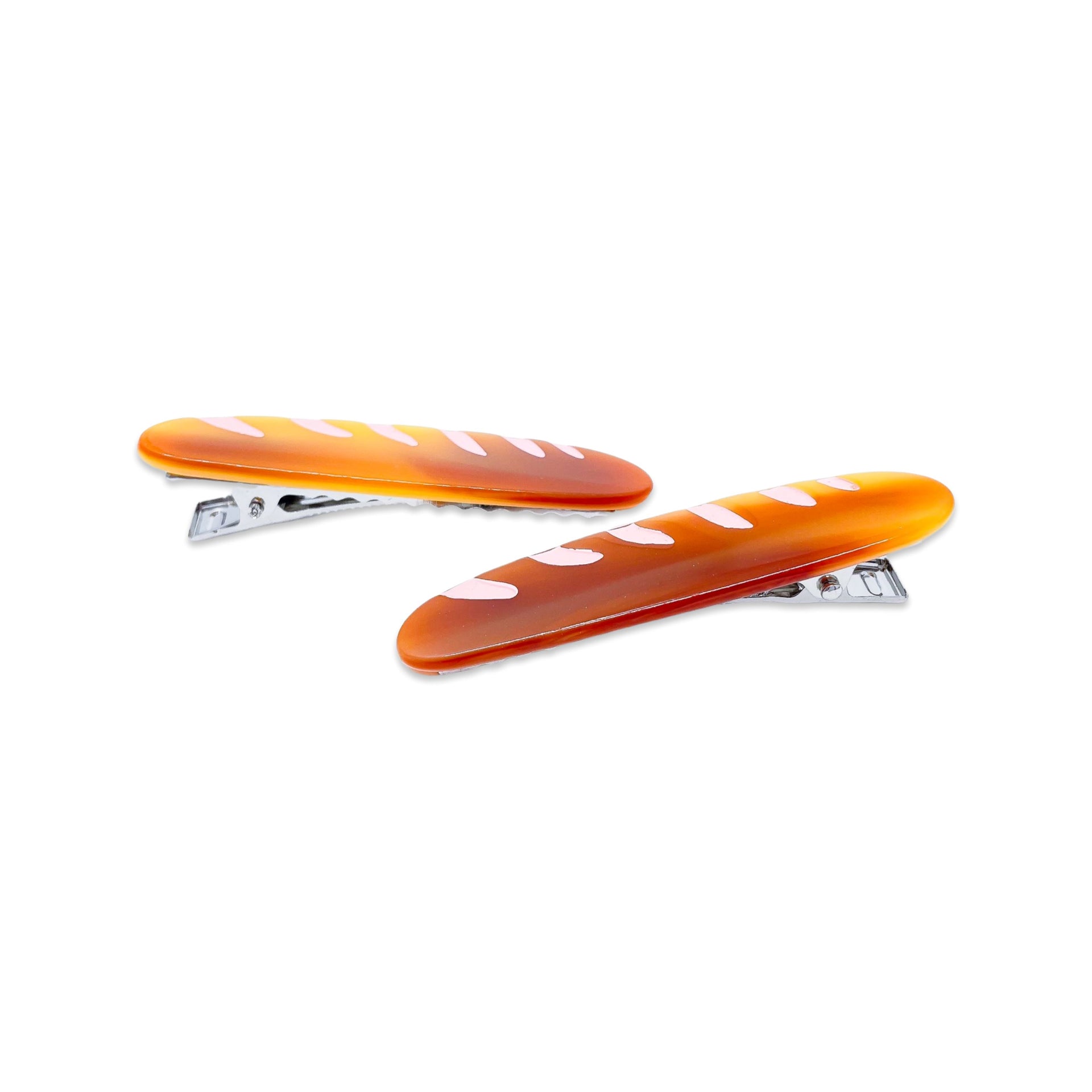 Baguette Alligator Hair Clip Set – Jenny Lemons