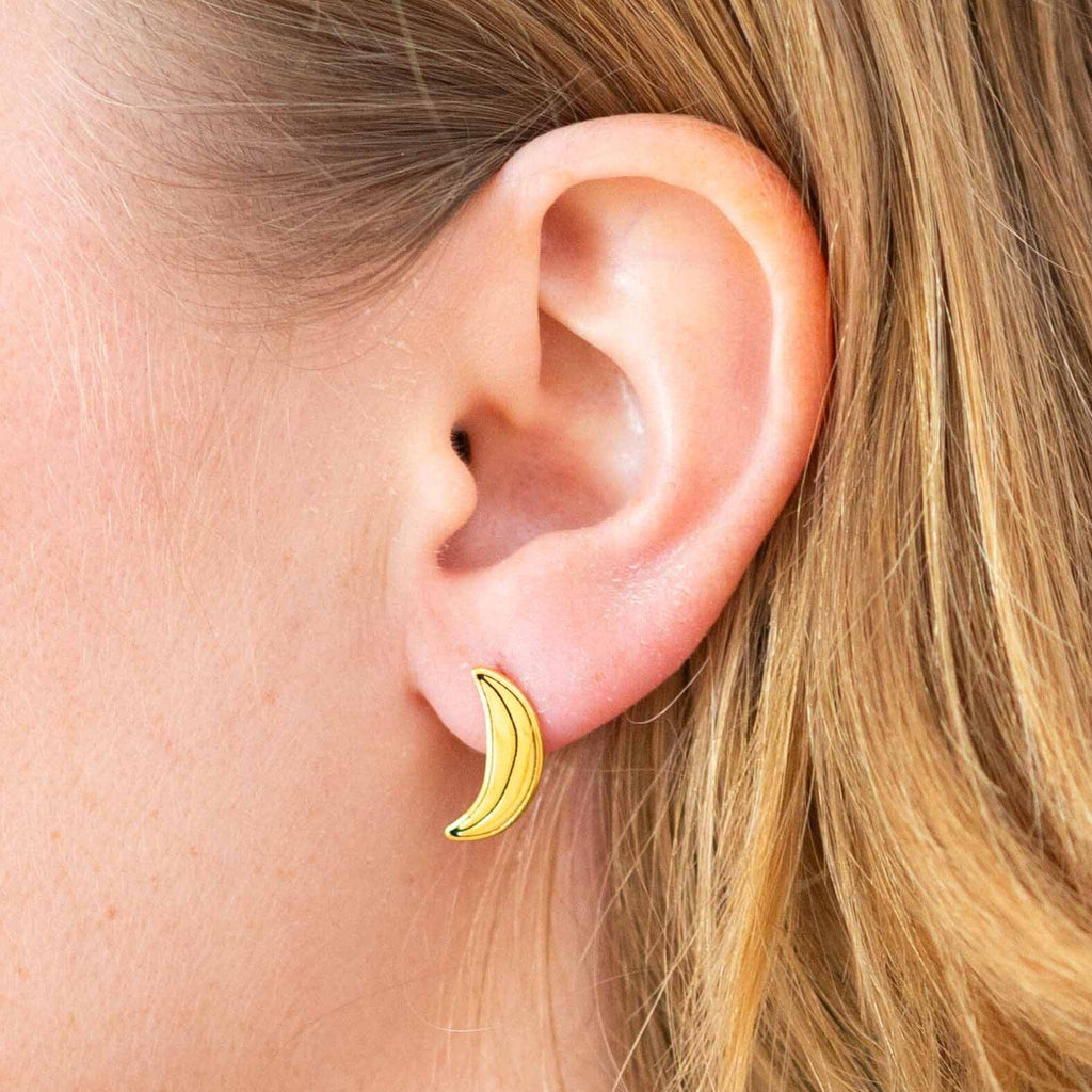 Banana Enamel Earrings Jewelry Jenny Lemons 