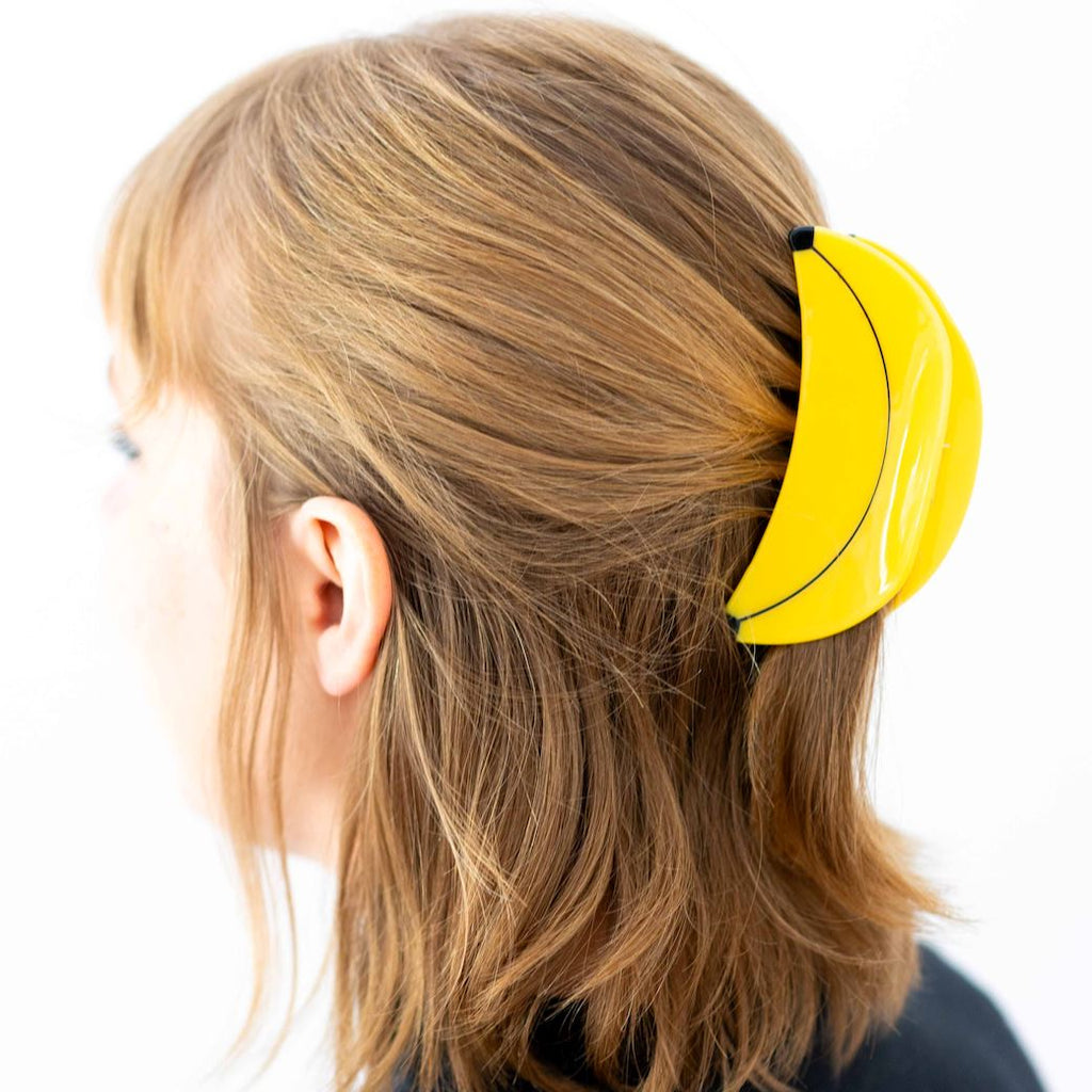 Banana Hair Claw Accessories Jenny Lemons 
