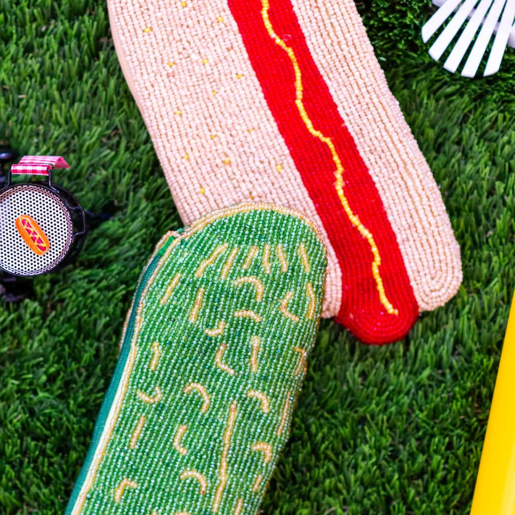 Beaded Hot Dog Pouch Accessories Jenny Lemons 