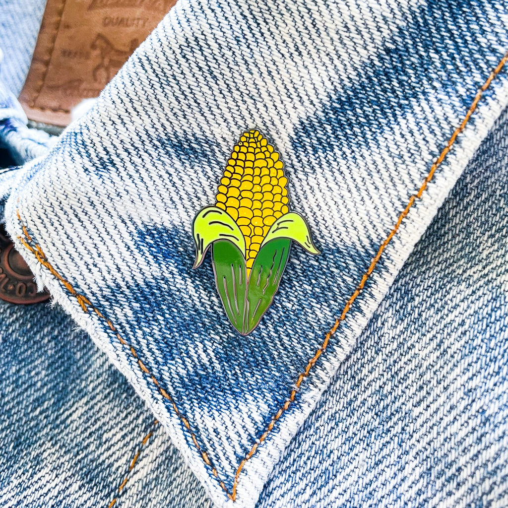 Corn Enamel Pin Accessories Jenny Lemons 