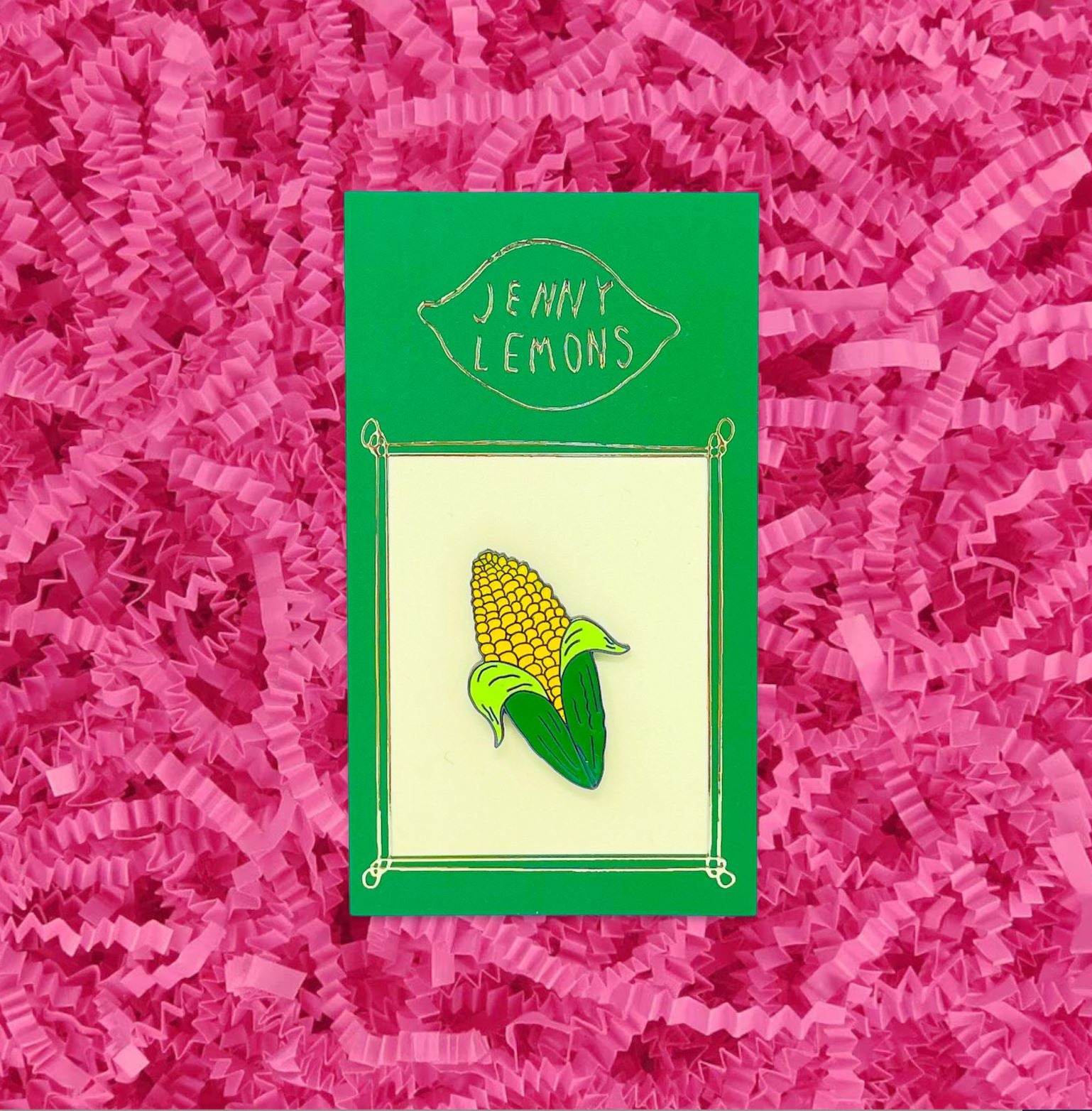 Corn Enamel Pin – Jenny Lemons