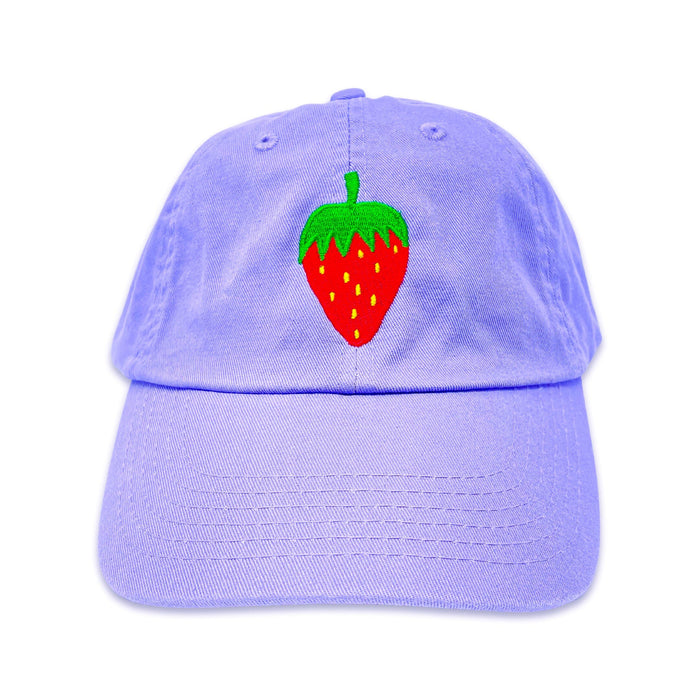 Embroidered Strawberry Hat Accessories Jenny Lemons 