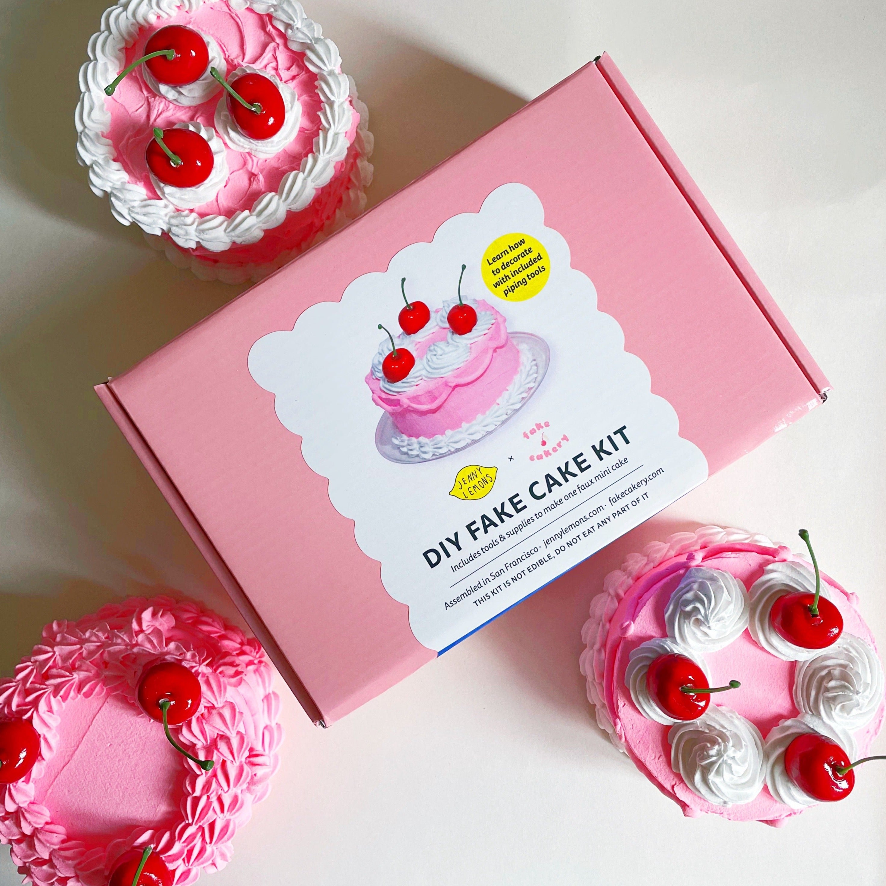 DIY Blue Cherry Fake Cake Kit – Leanna Lin's Wonderland