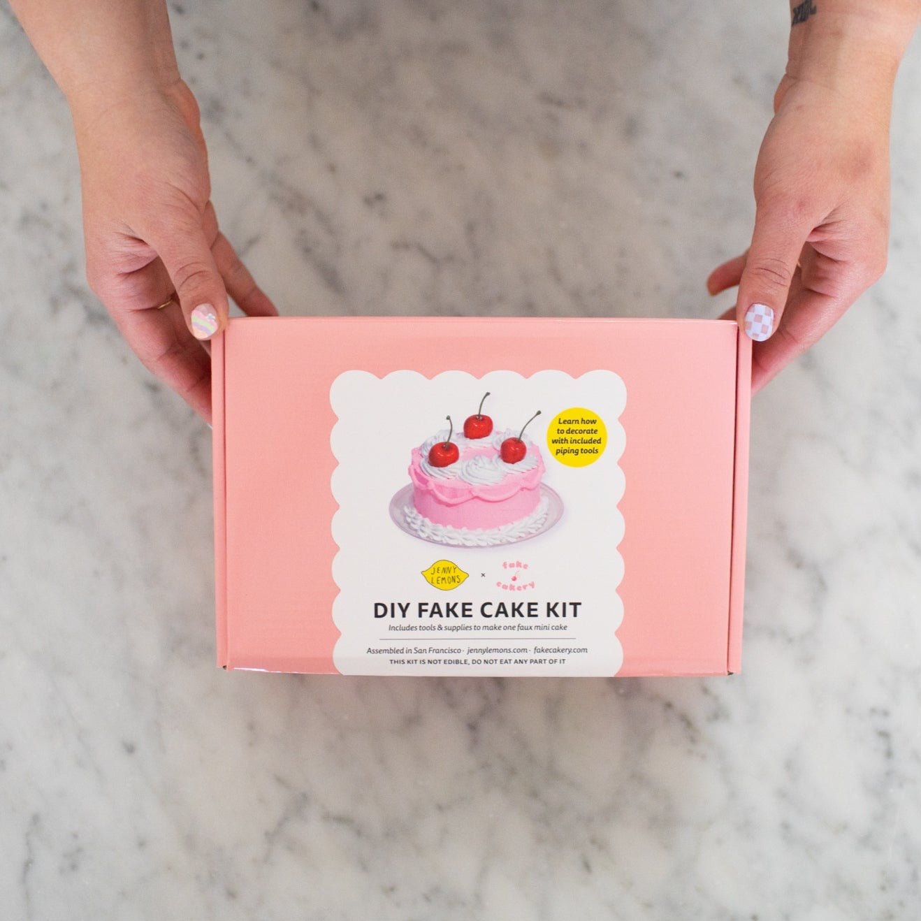 Pink Cherry Fake Cake Craft Kit – Jenny Lemons