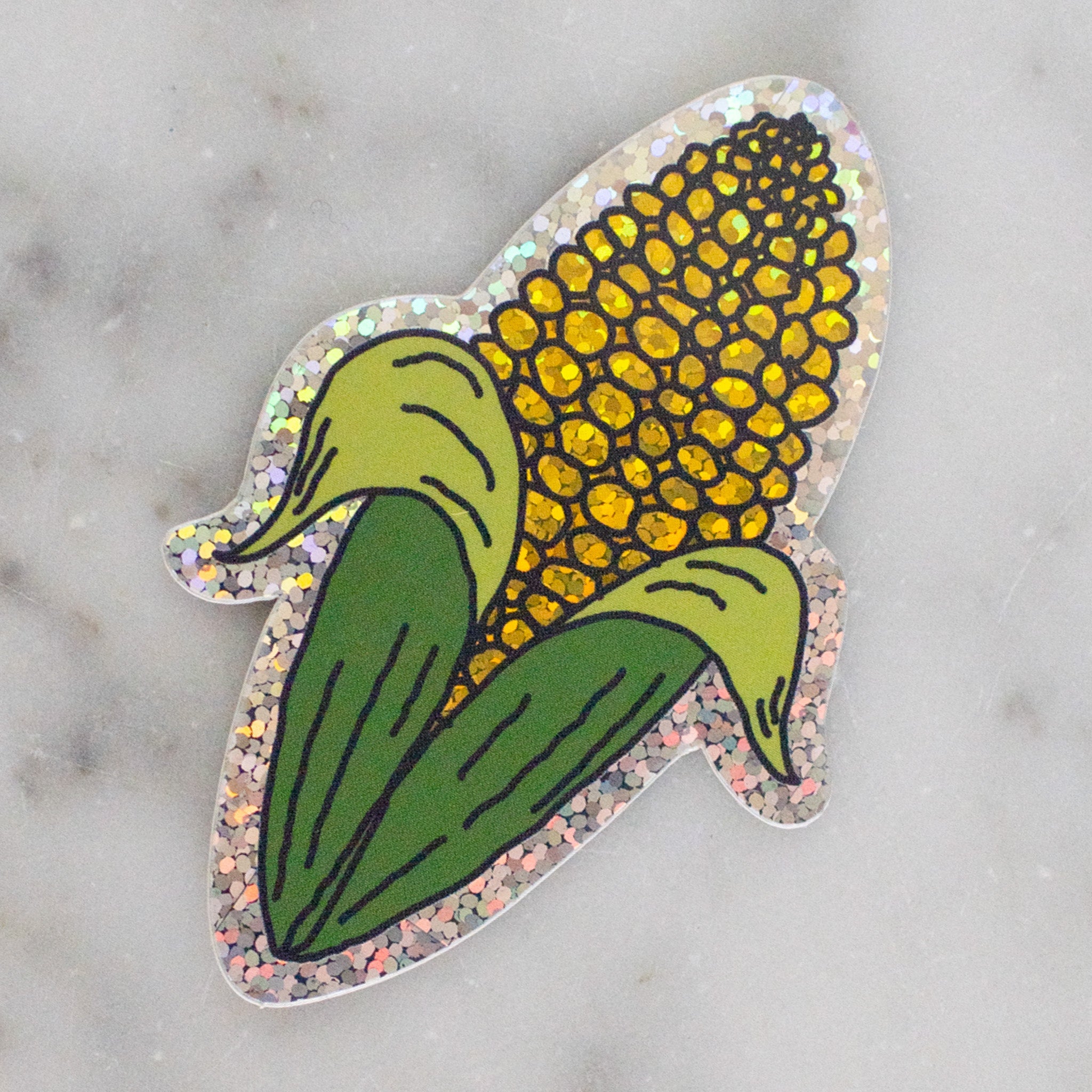 Glitter Corn Sticker – Jenny Lemons