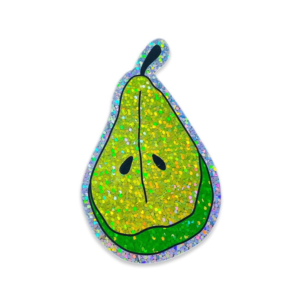 Glitter Pear Sticker Stationary/Stickers/Cards Jenny Lemons 