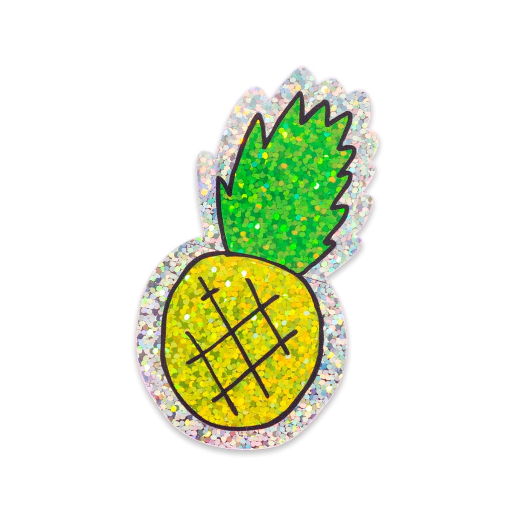 Glitter Pineapple Sticker Stationary/Stickers/Cards Jenny Lemons 