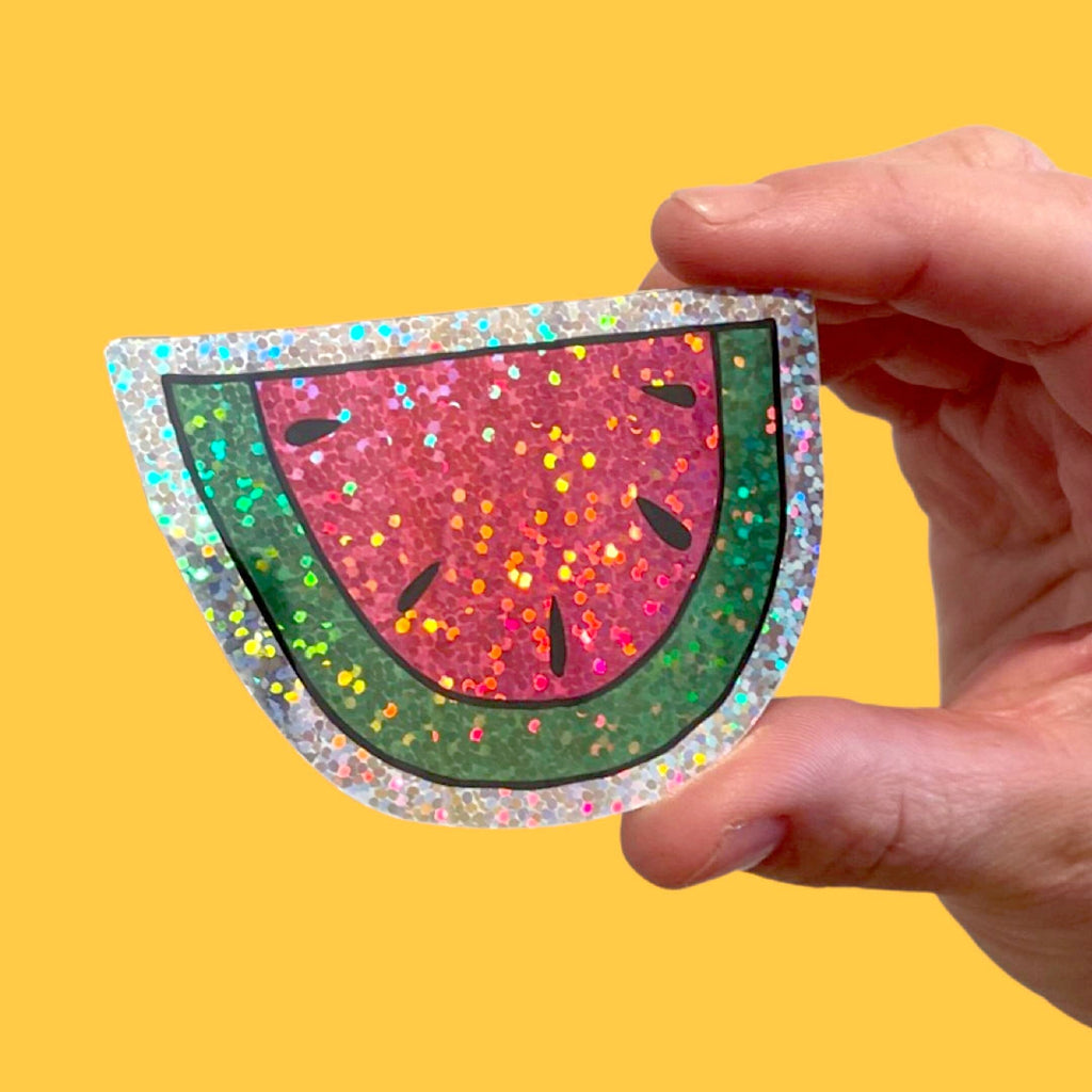 Glitter Watermelon Sticker Stationary/Stickers/Cards Jenny Lemons 