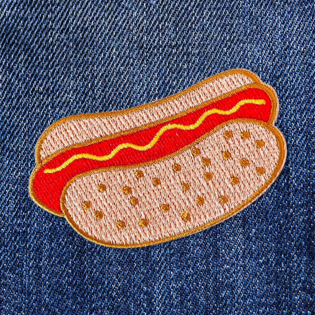 Hot Dog Iron-On Patch Accessories Jenny Lemons 