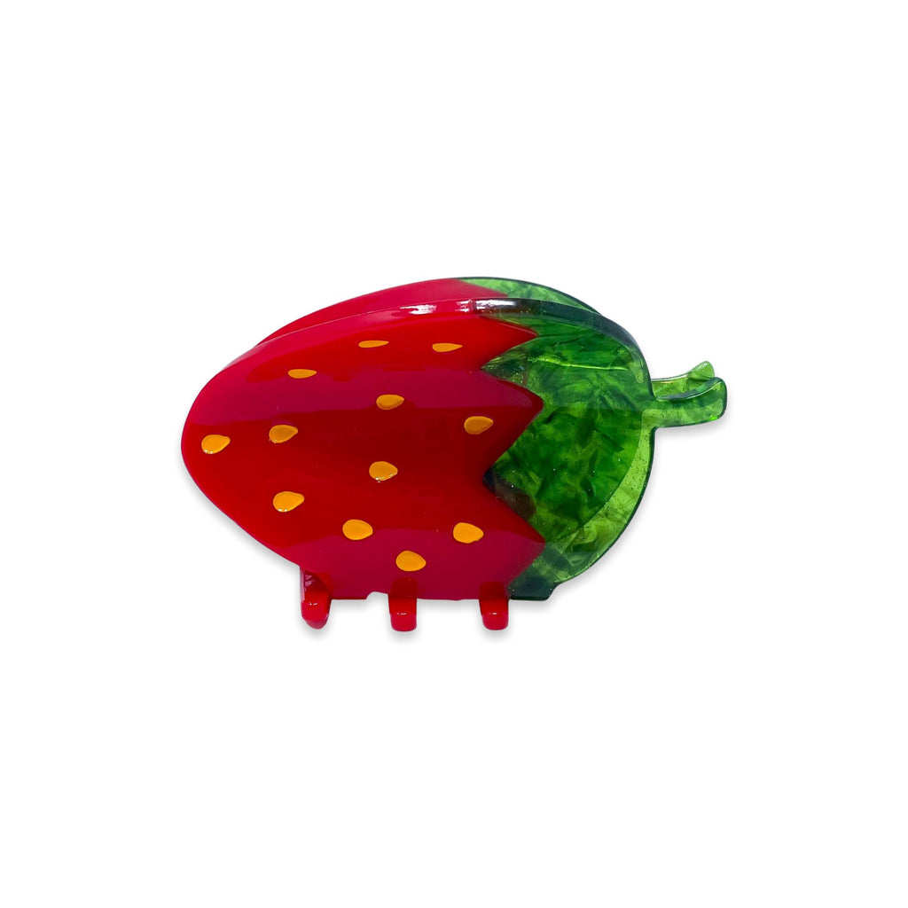Midi Red Strawberry Hair Claw Accessories Jenny Lemons 