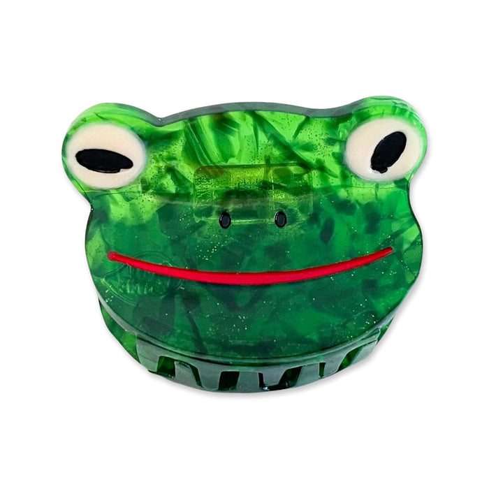 Mini Green Froggy Hair Claw Accessories Jenny Lemons 