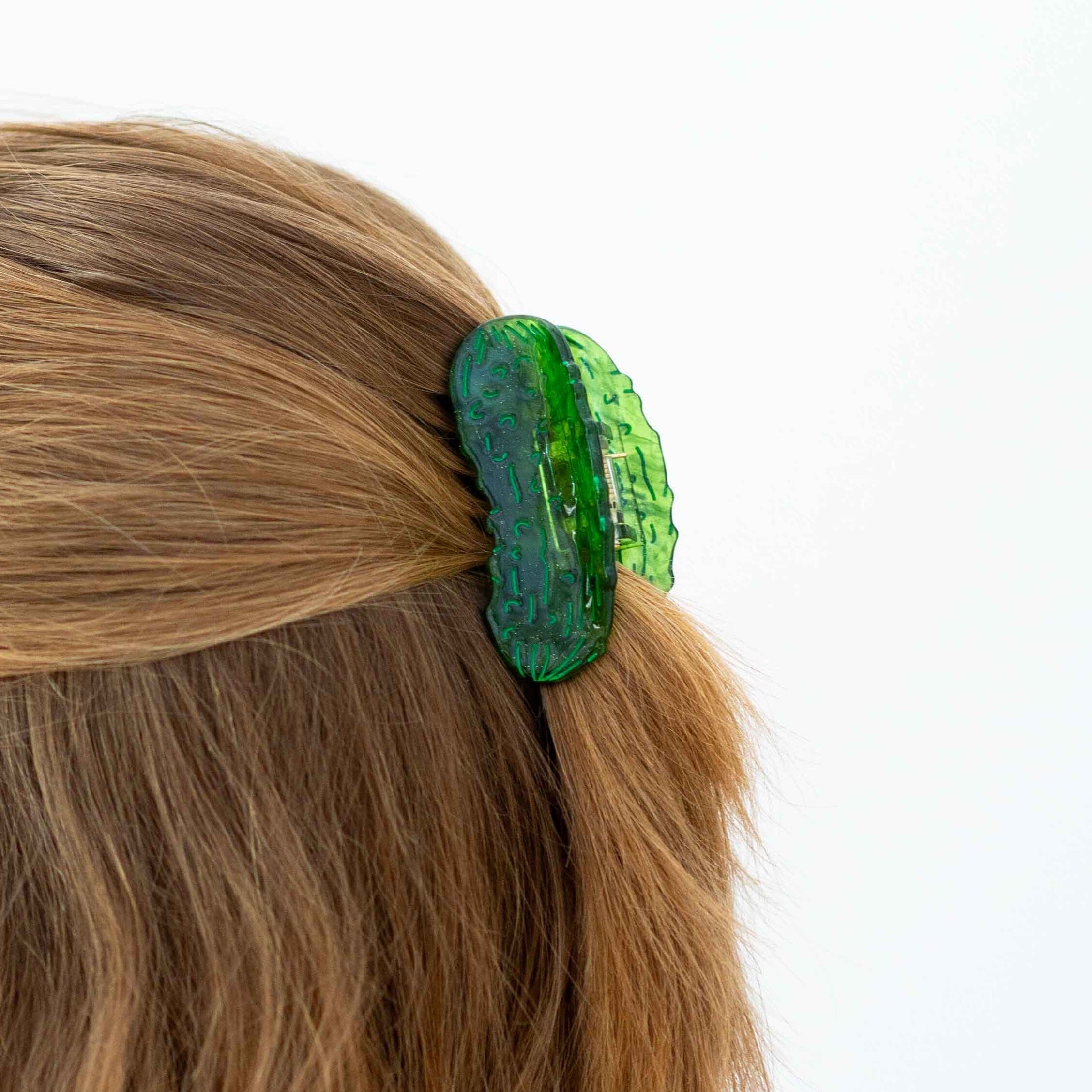 Jenny Lemons Mini Green Froggy Hair Claw