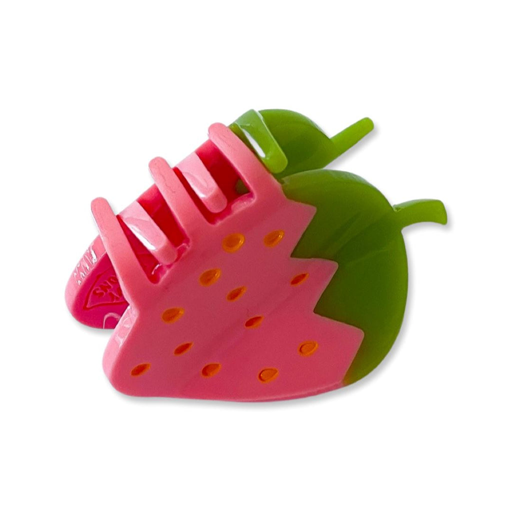 Mini Pink Strawberry Hair Claw Accessories Jenny Lemons 