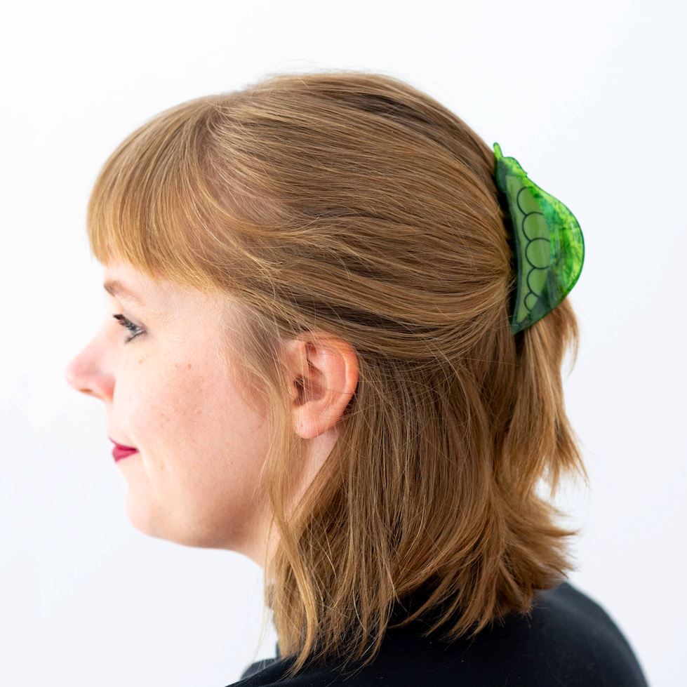 Pea Pod Hair Claw Accessories Jenny Lemons 