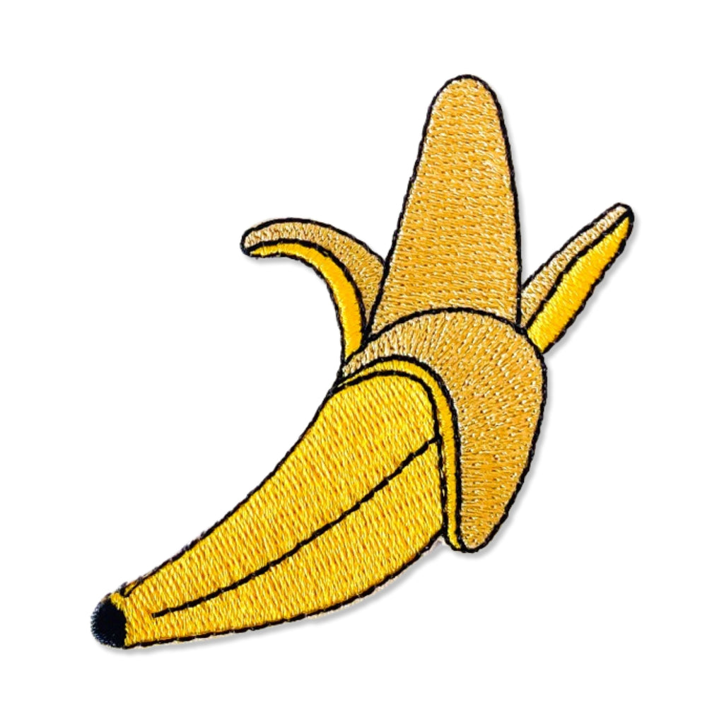 Peeled Banana Iron-On Patch Accessories Jenny Lemons 