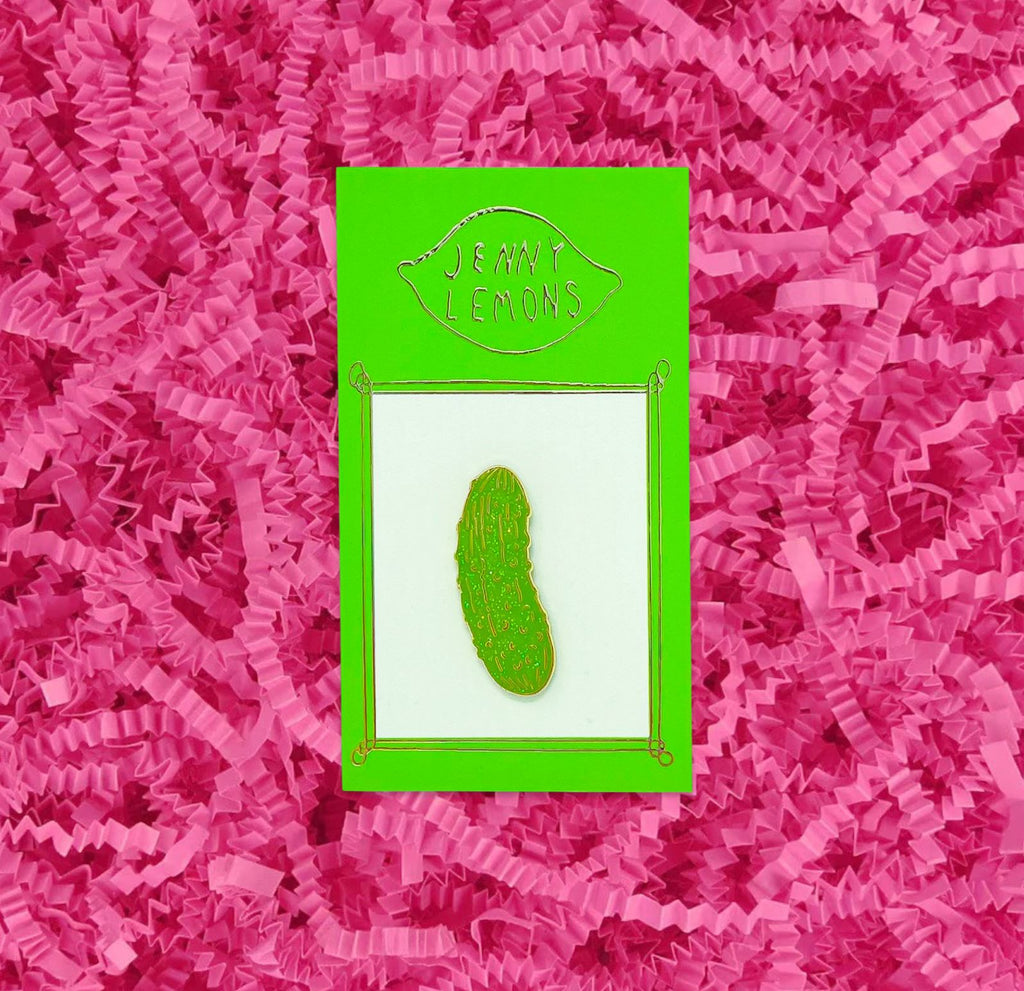 Pickle Enamel Pin Accessories Jenny Lemons 
