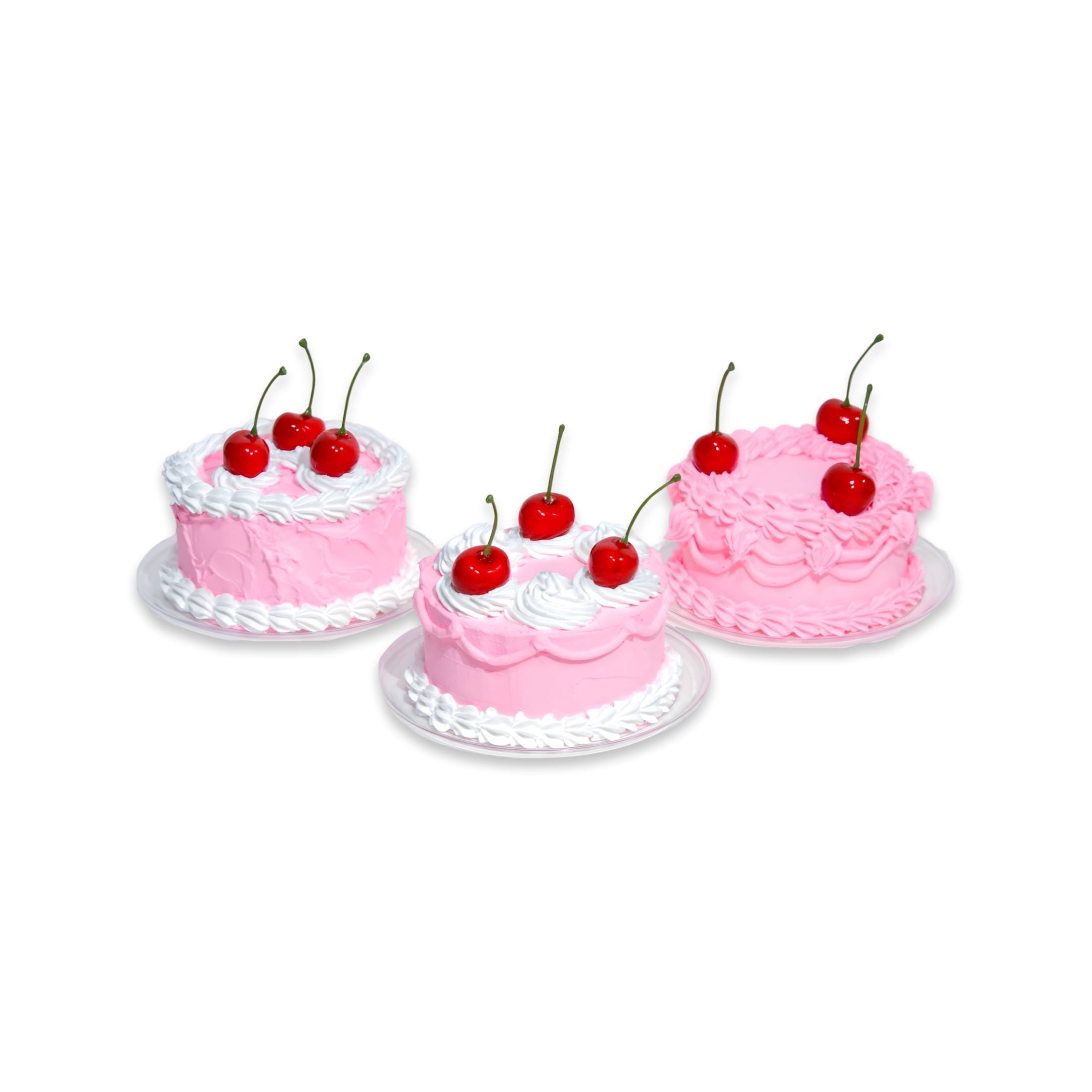 Pink Cherry Fake Cake Craft Kit