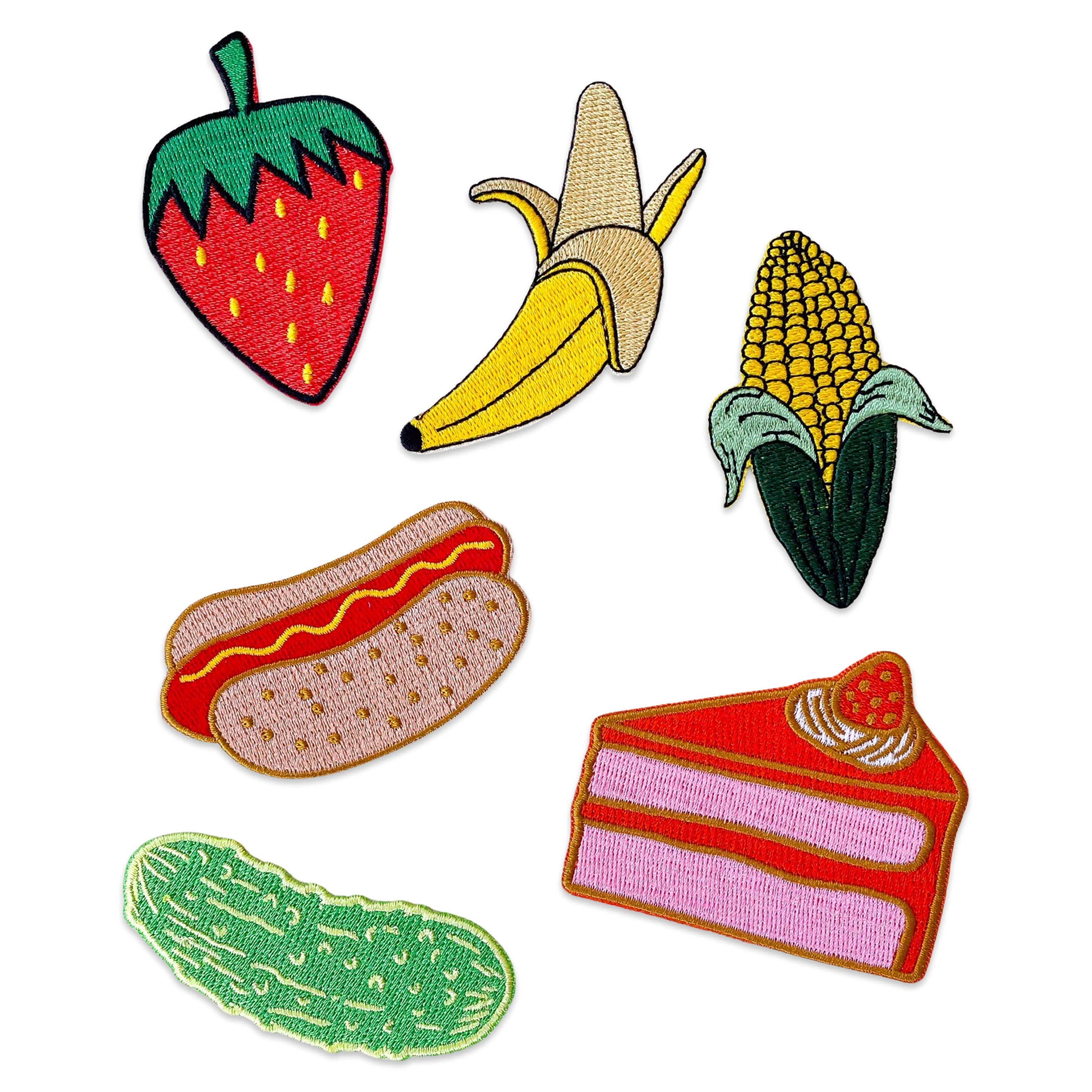 20Pcs Iron on Patches Strawberry Patches for Clothing Embroidered Patches  Clothing Accessories 