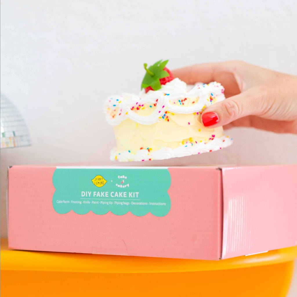 Strawberry Sprinkle Fake Cake Craft Kit Art/Craft Supplies Jenny Lemons x Fake Cakery 